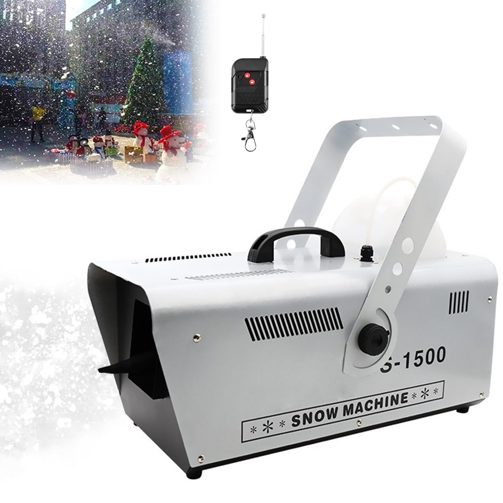 Machine à neige extérieure télécommande appareil flocons artificiels