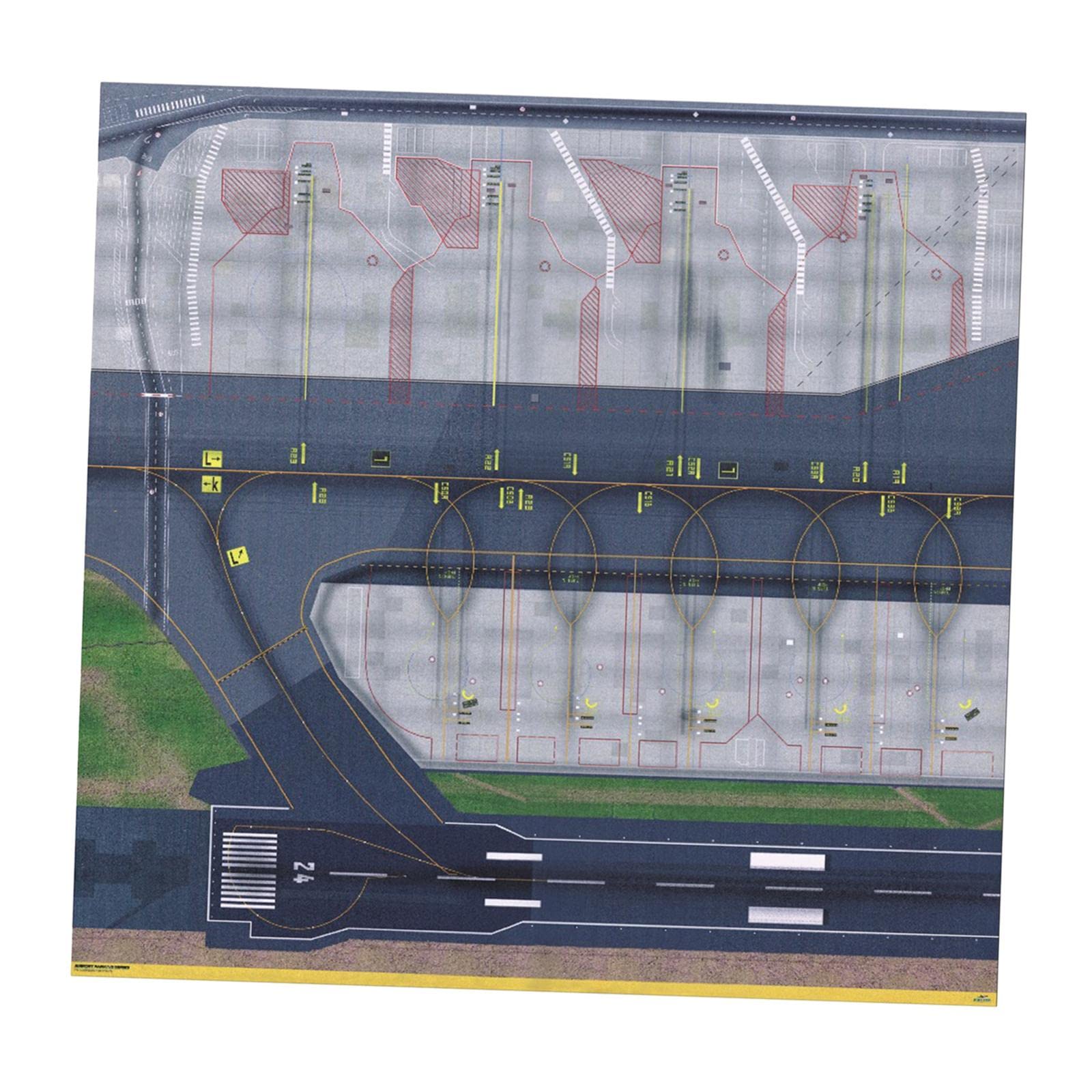 1/500 1/400 Model Airport Runway Sections Sheet Jets Ground Airport Service-image-0