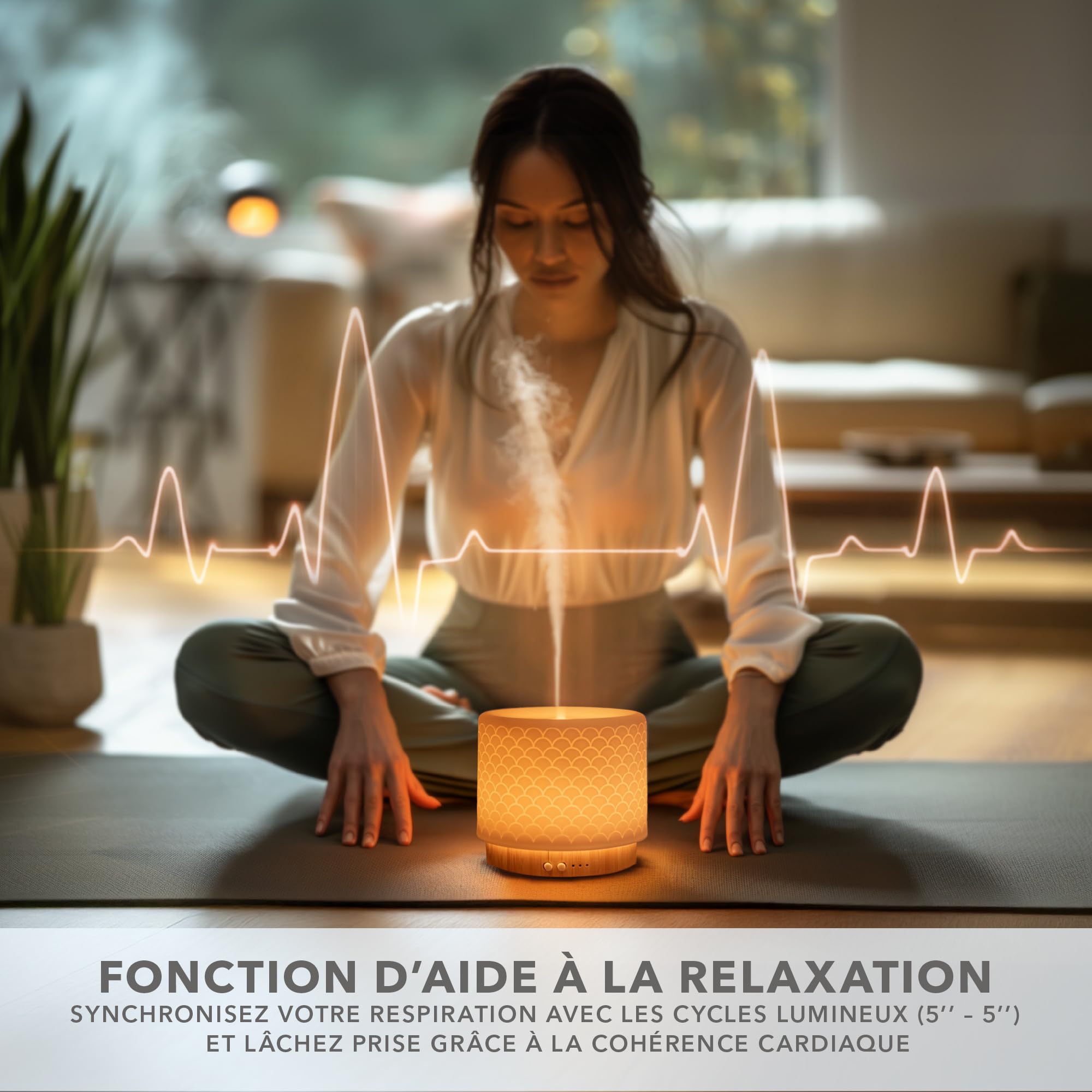 Diffuseur d'huiles essentielles -Relaxant - Exercices de Relaxation