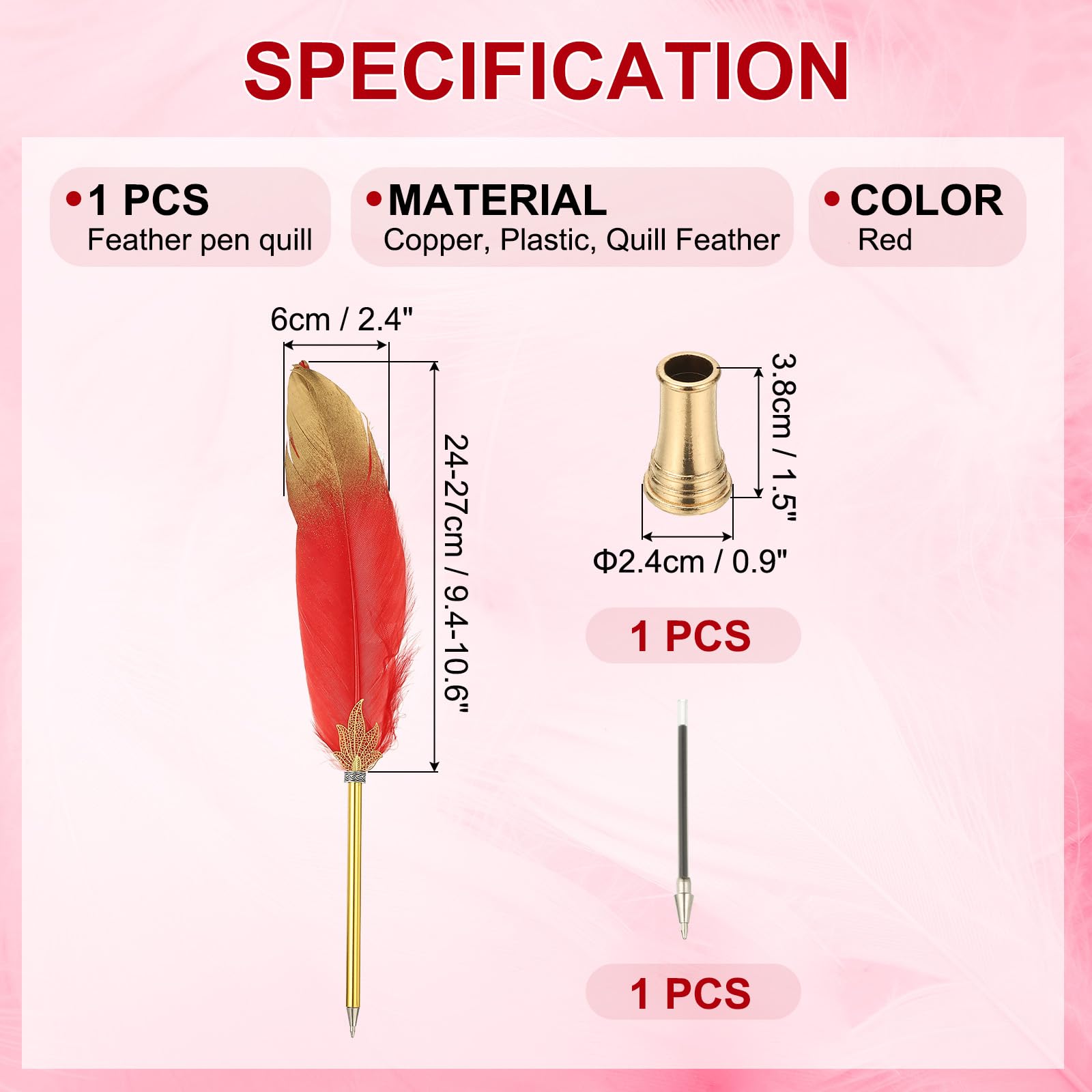 PATIKIL Feather Pen Quill - Image 2