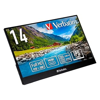 Amazon.co.jp: Verbatim バーベイタム モバイルモニター 14