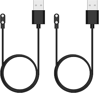 KALINCO 2-Pack P22 Smart Watch Charging Cable for P22 Smartwatches Portable Magnetic Watch Charger