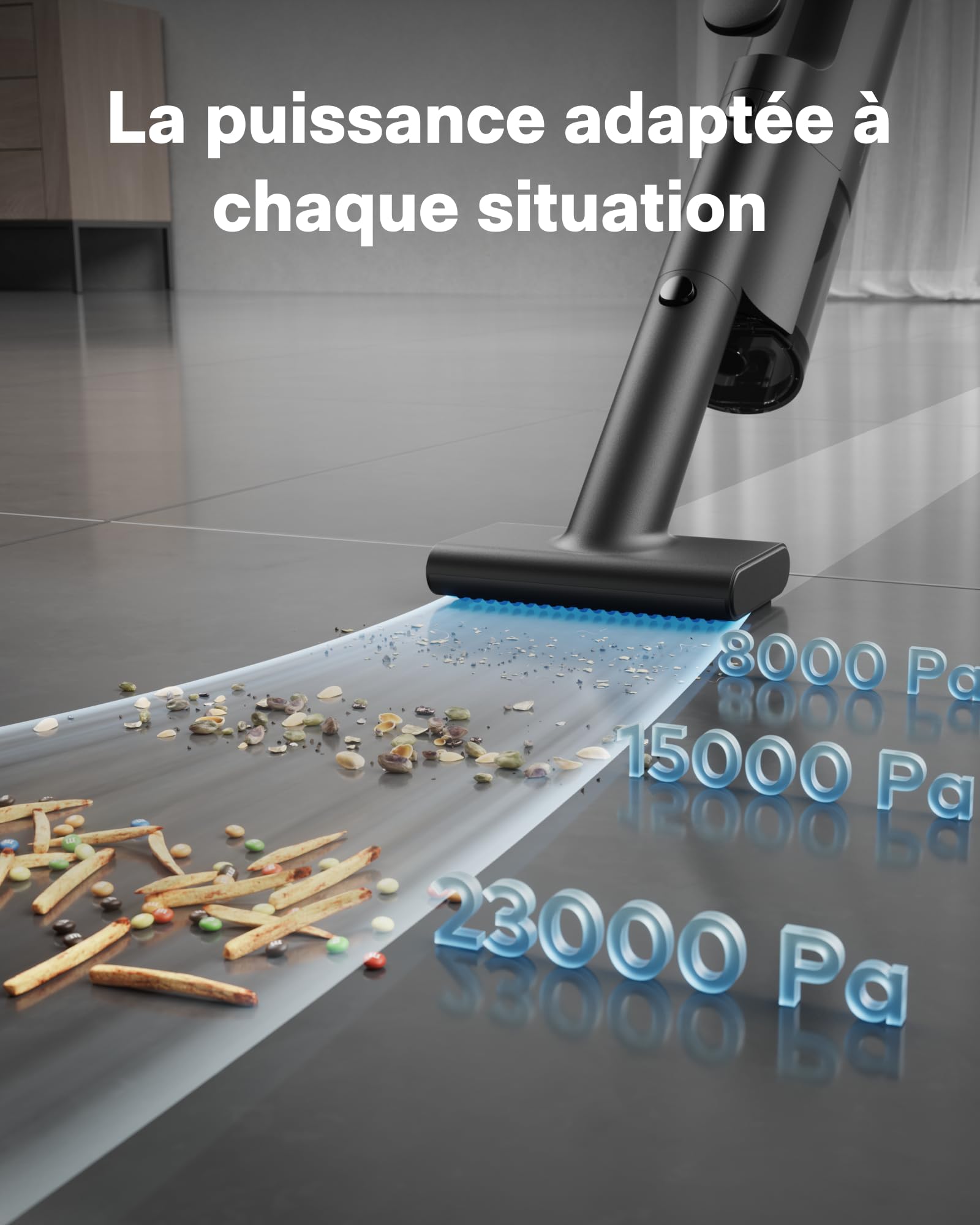 HOTO BlowVac Aspirateur à Main 2 en 1, 23000 Pa sans Fil Souffleur Voiture