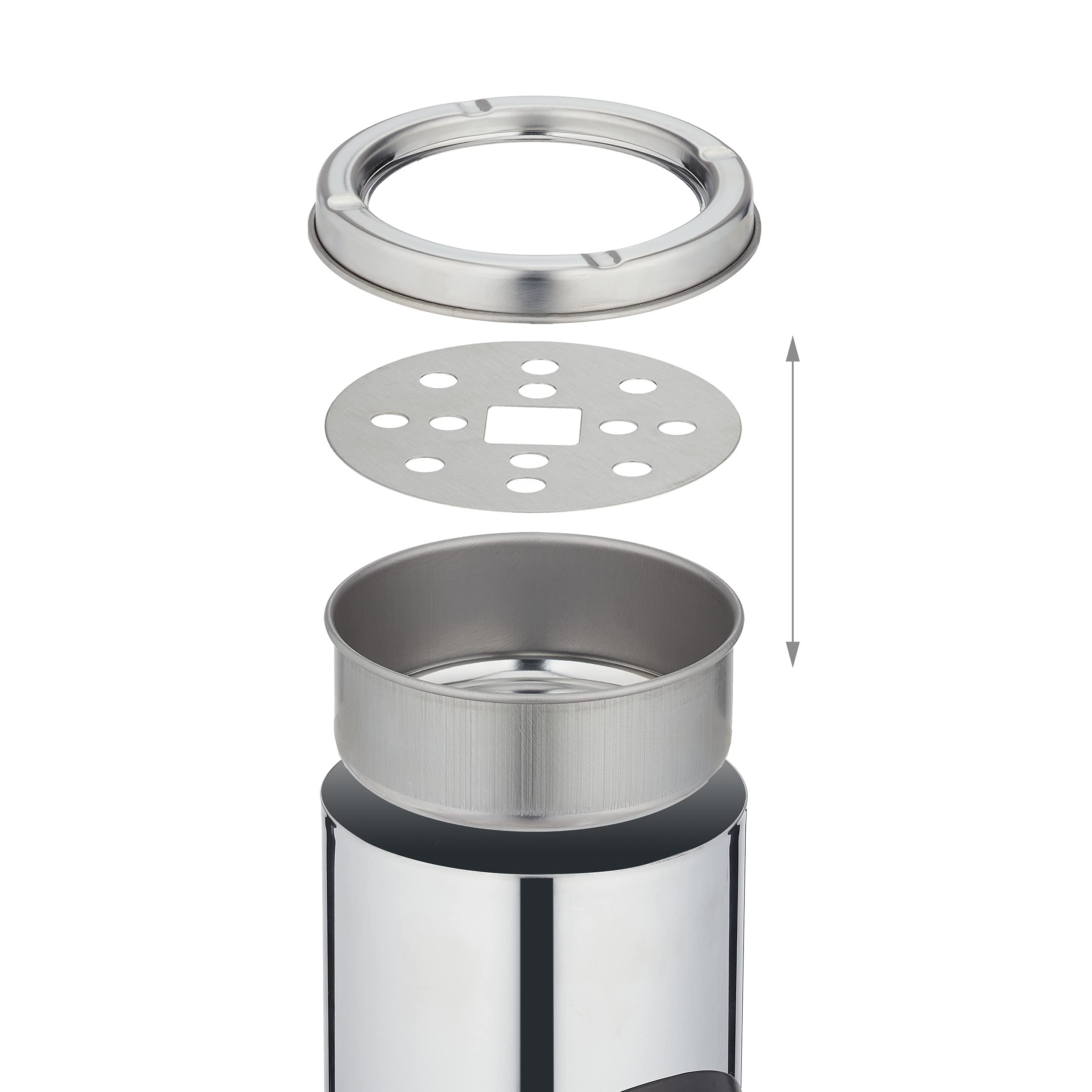 Acero Inoxidable - Cenicero de pie - Ideal comercios y Locales