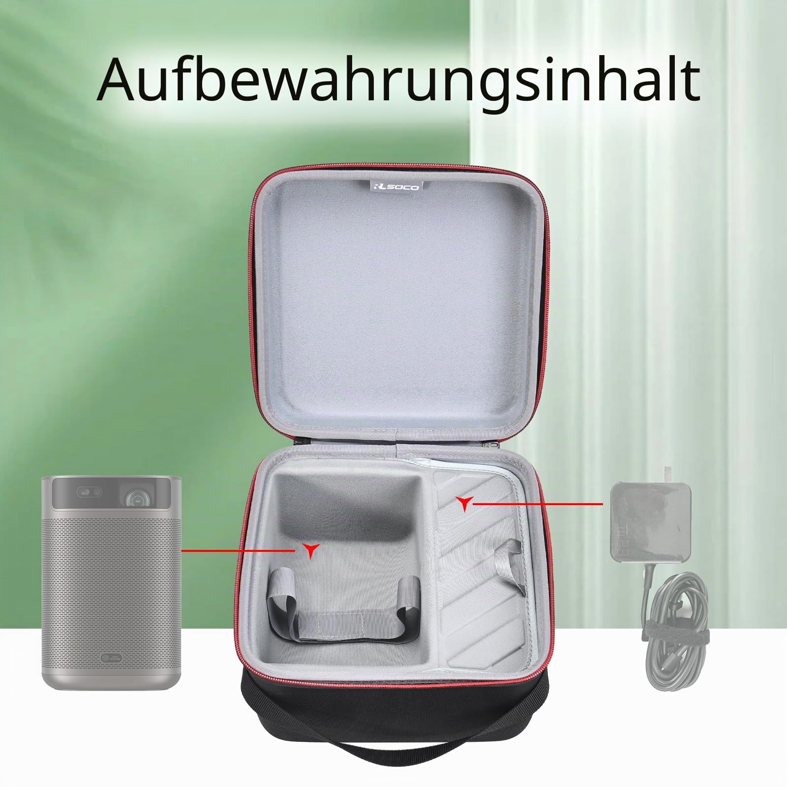 RLSOCO Tasche für XGIMI MoGo 2 Pro 1080P Mini-Projektor & für Samsung The Freestyle 2. Generation