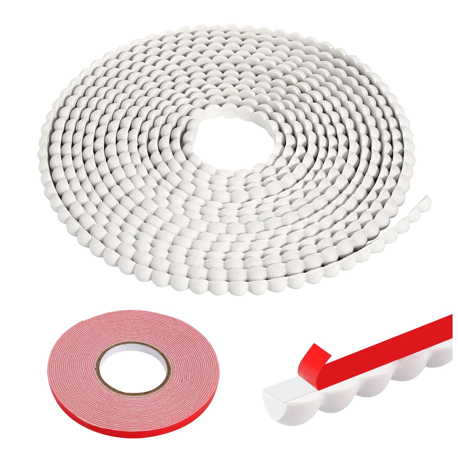 Flexible Molding Trim 5m Peel and Stick Wall Moulding 3D Pearl Shape Peel and Stick Moulding Wall Trim for Kitchen Cabinet Mirrors and Tile Edges