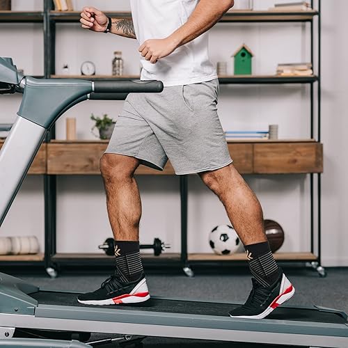 Miniatura 7 de Tobillera de cobre de compresión para mujeres y hombres, correa ajustable para soporte de arco, soporte para fascitis plantar para esguince de