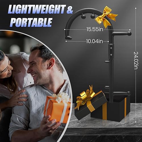 Miniatura 6 de Bastón de masaje de punto gatillo, gancho de masaje de hombro cuello espalda para alivio de tejido profundo corporal y fibromialgia, gancho de