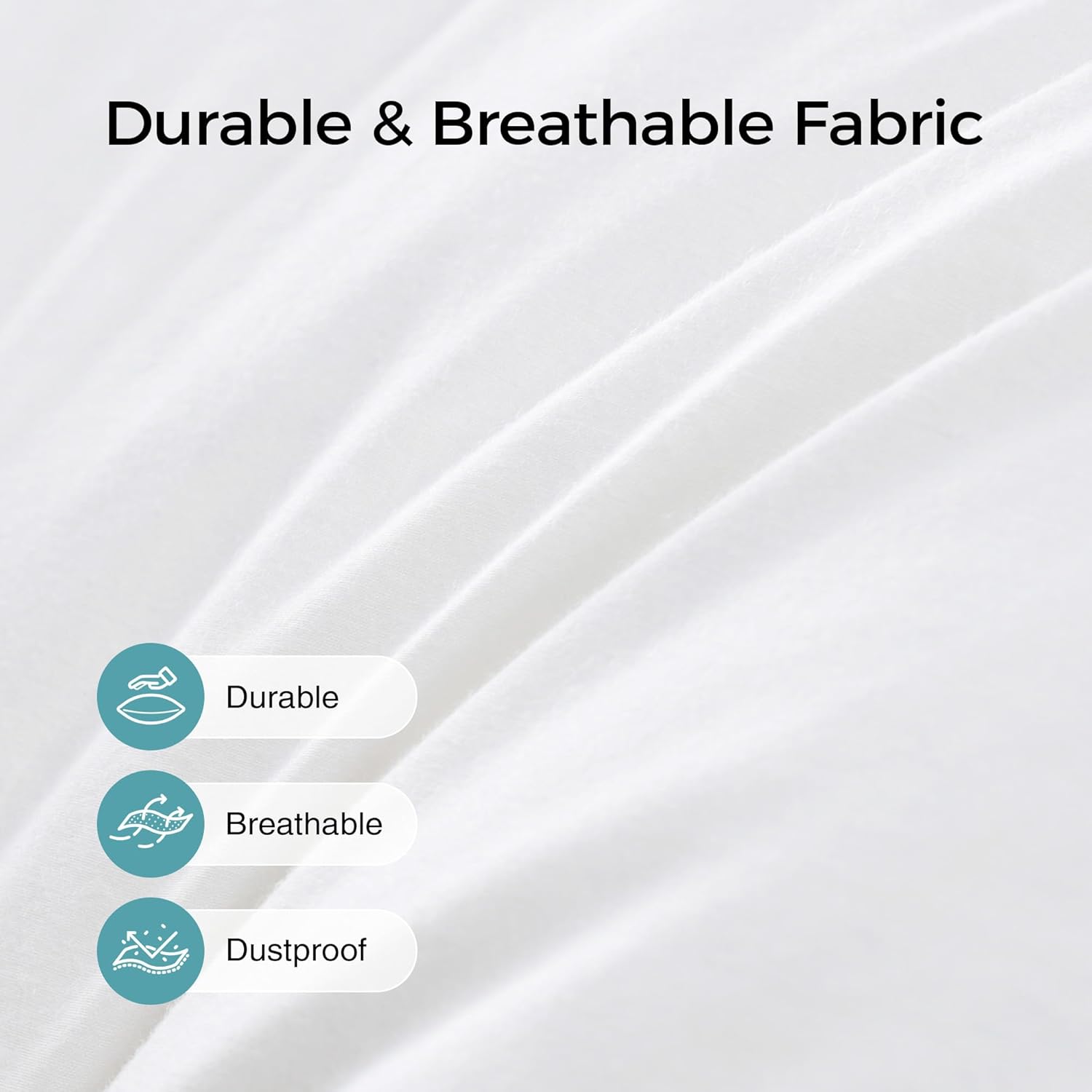 puredown® 24x24 Throw Pillow Inserts, Pack of 2, Indoor Decorative Down Alternative Throw Pillows for Couch, Sofa & Bed – Supportive & Fluffy - Image 4