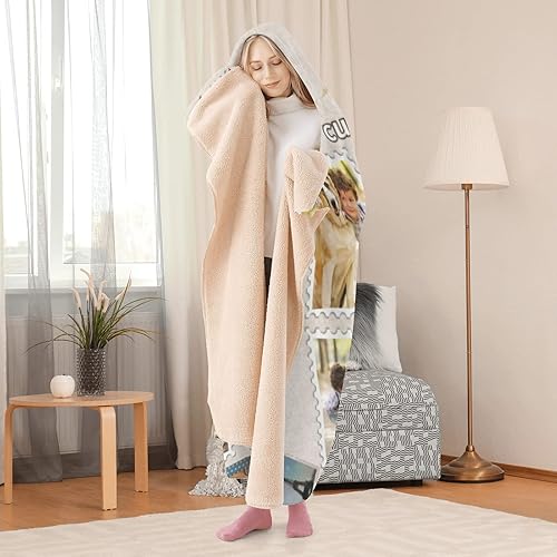 Miniatura 5 de POPCUSTOMS Manta con capucha personalizada