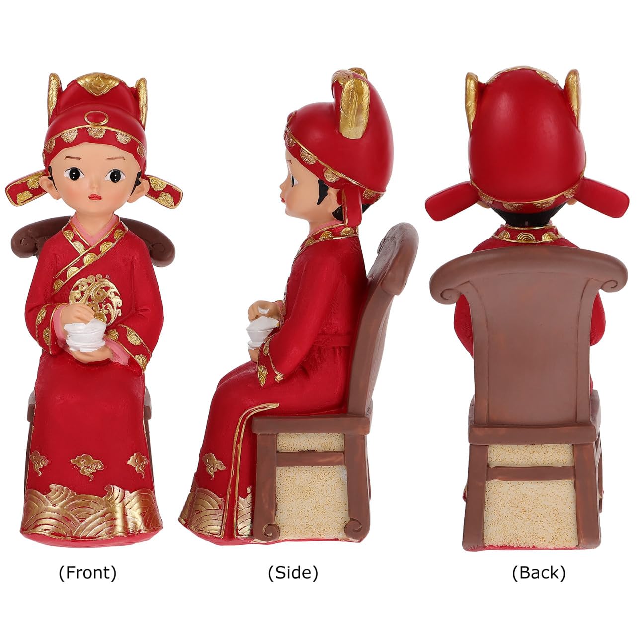 1juego Estatuillas De Novios para Decoración De Bodas Adornos De y Recién Figuras De para Pasteles y De