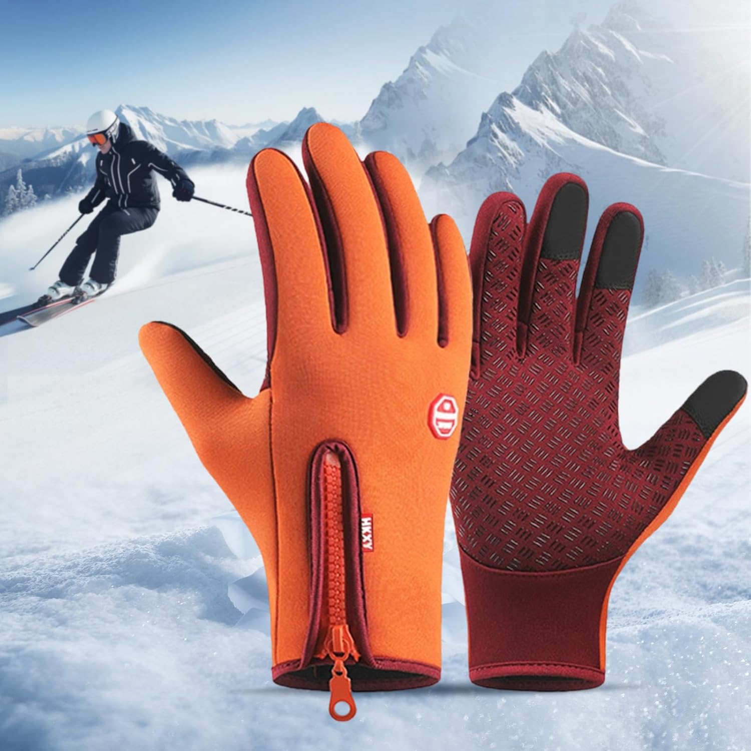 Thermal Winter Gloves with Touchscreen Compatibility – Insulated and Waterproof for Outdoor Sports 2026