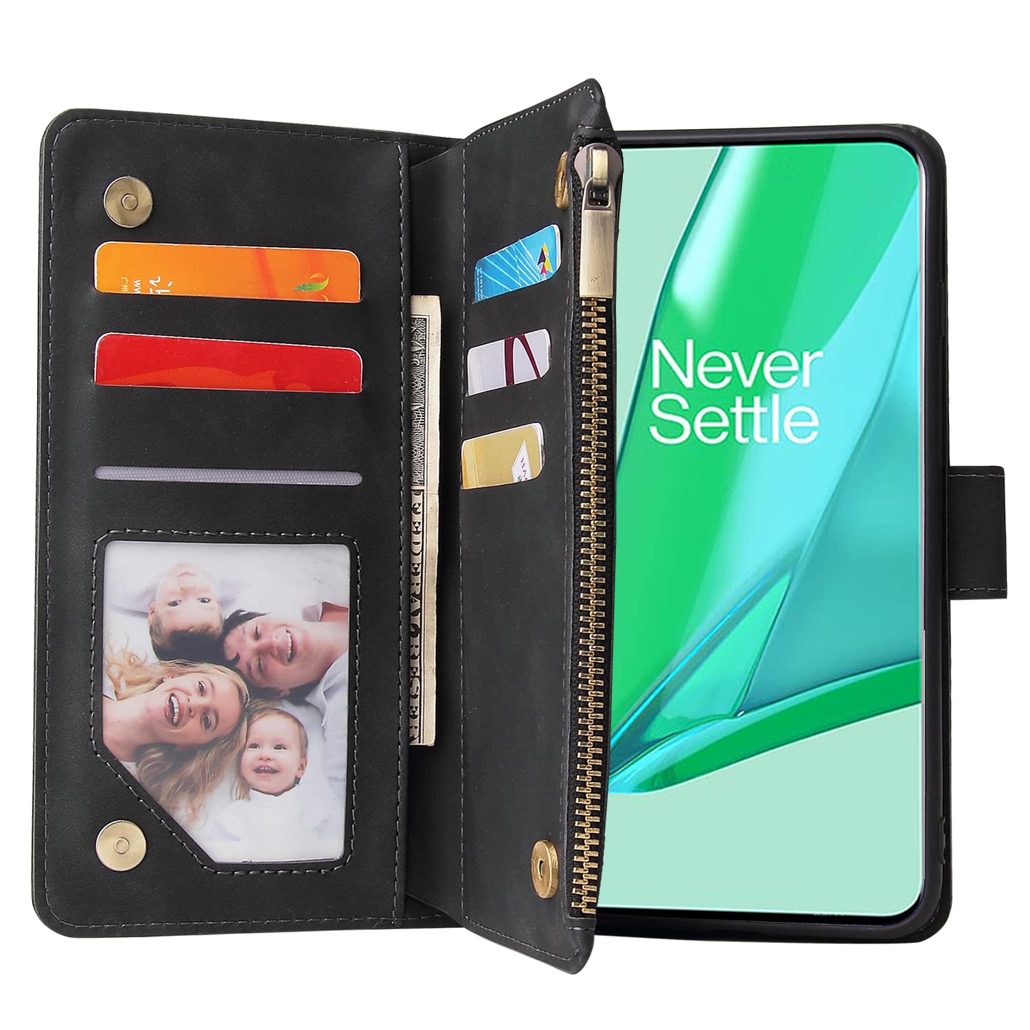 Anti-Fingerprint Matte OnePlus 9 Pro TPU Case - Black