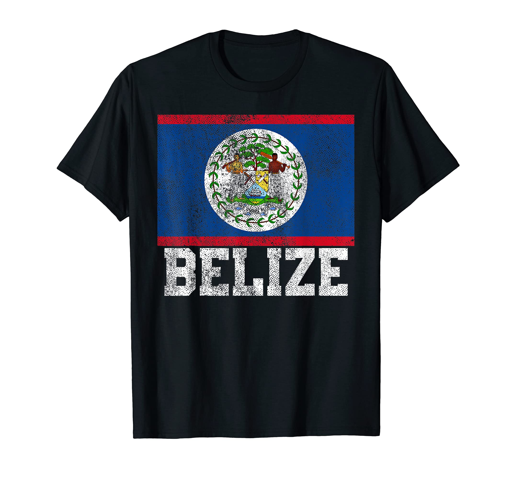 Belize Flag National Pride Roots Country NationSouvenir T-ShirtOEKO-TEX STANDARD 100