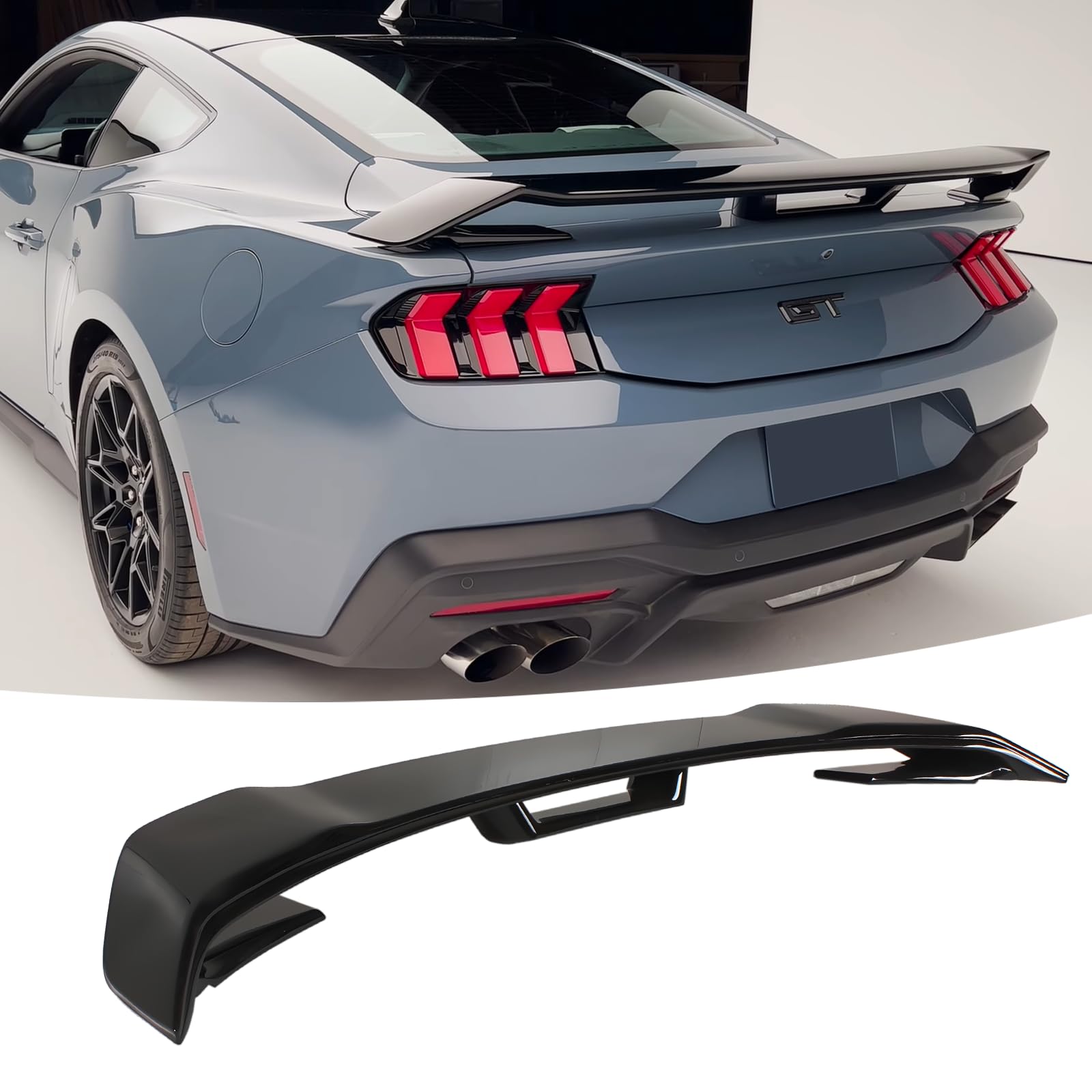 Mustang S650 Spoiler Rear Trunk Spoiler Wing For 2024-2025 Ford Mustang ...