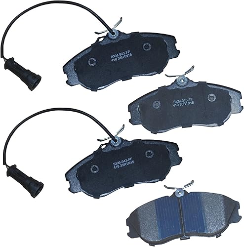 Vista 207 de Bendix Premium SBM8 - Pastillas de freno semimetálicas Premium para modelos seleccionados Buick Special, Camaro, Corvette, Phaeton, Olds F85, Vista