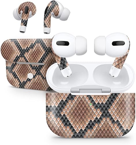 Miniatura 13 de DesignSkinz - Compatible con AirPods Pro 2 - Adhesivo protector de vinilo resistente a los arañazos - Naranja quemado sólido Naranja quemado