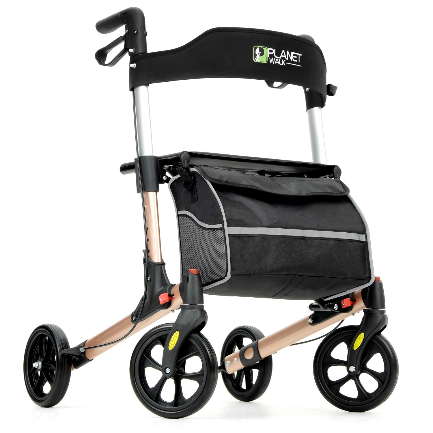 Buy Premium Rollator Walker Foldable Rolling Walker with Seat & Bag
