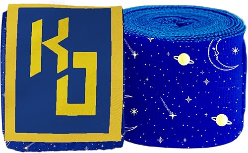 KOSTUDIO KO 01 - Guantes de boxeo para mujer, vendas de mano con lazo para el pulgar, 150 pulgadas