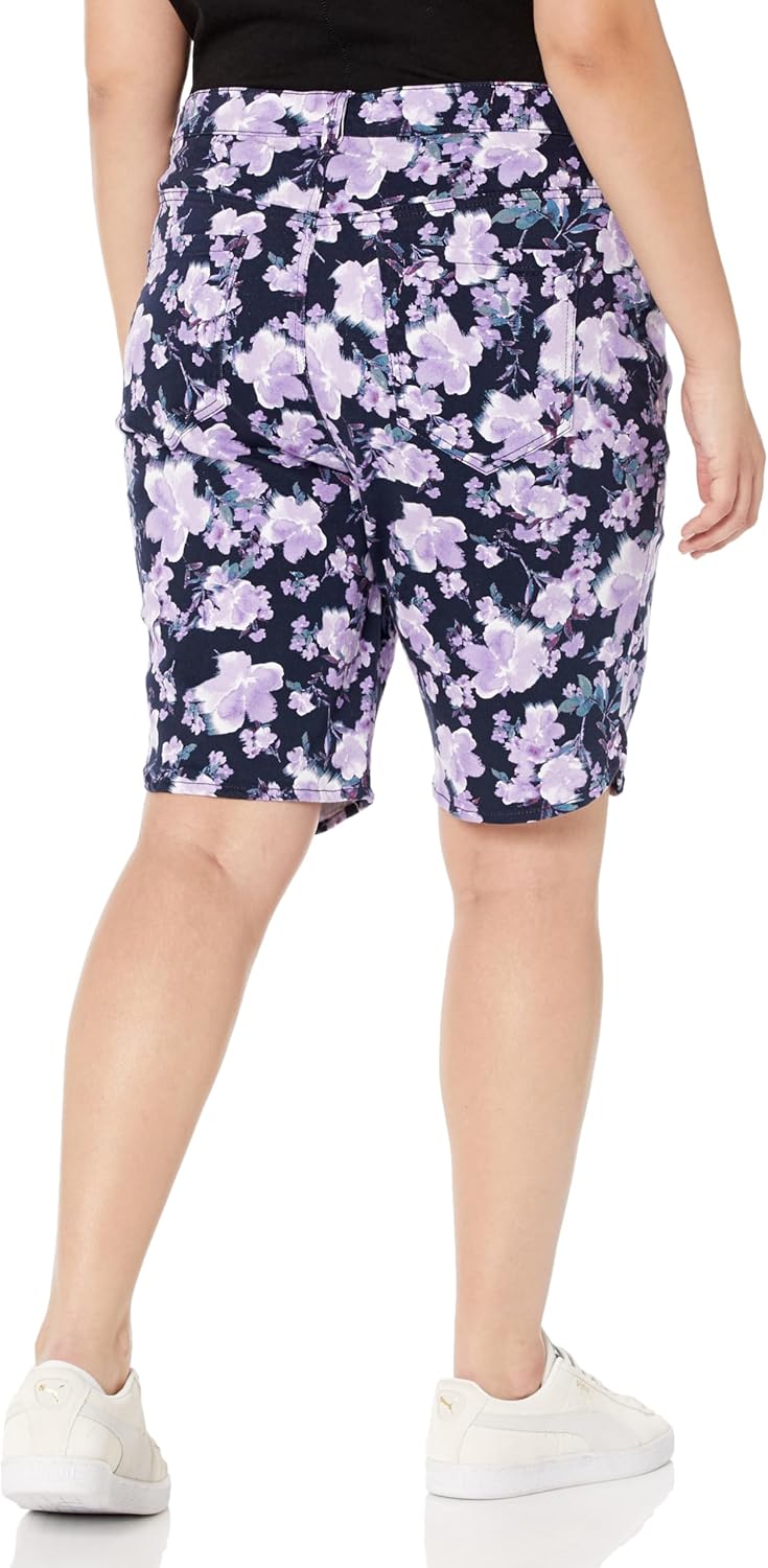 Gloria Vanderbilt Womens Amanda High Rise Bermuda Short Petite - Image 2