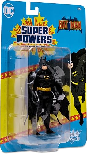 Miniatura 8 de McFarlane Toys - DC Super Powers Batman (traje negro) Figura de acción de 4.5 pulgadas