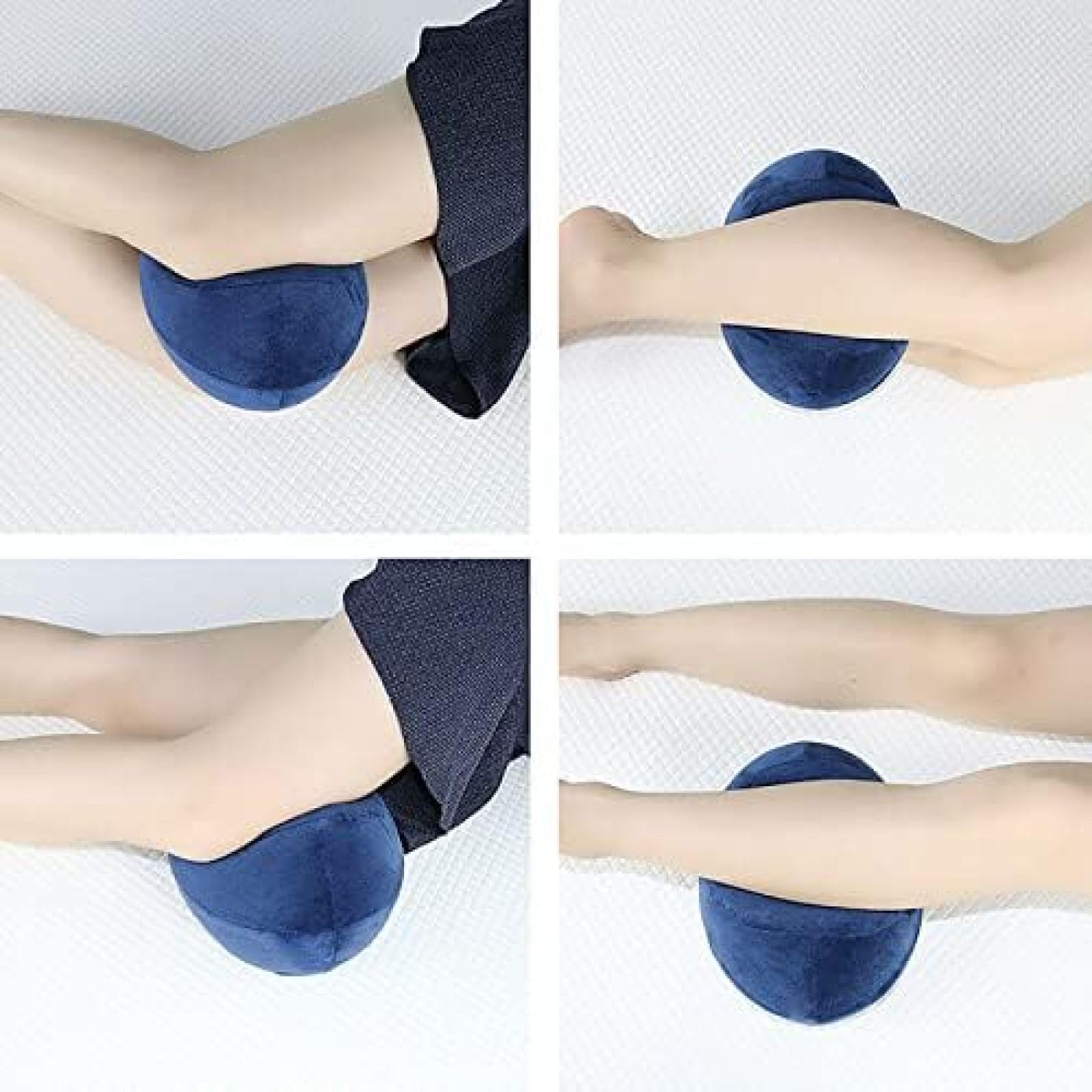 Almohada De Rodilla para Dormir De Lado,Almohada De Espuma Viscoelástica Debajo De La Rodilla, Almohada Ortopédica De Enfriamiento Entre Las Rodillas, Almohada De Pierna para Dormir Dolor De