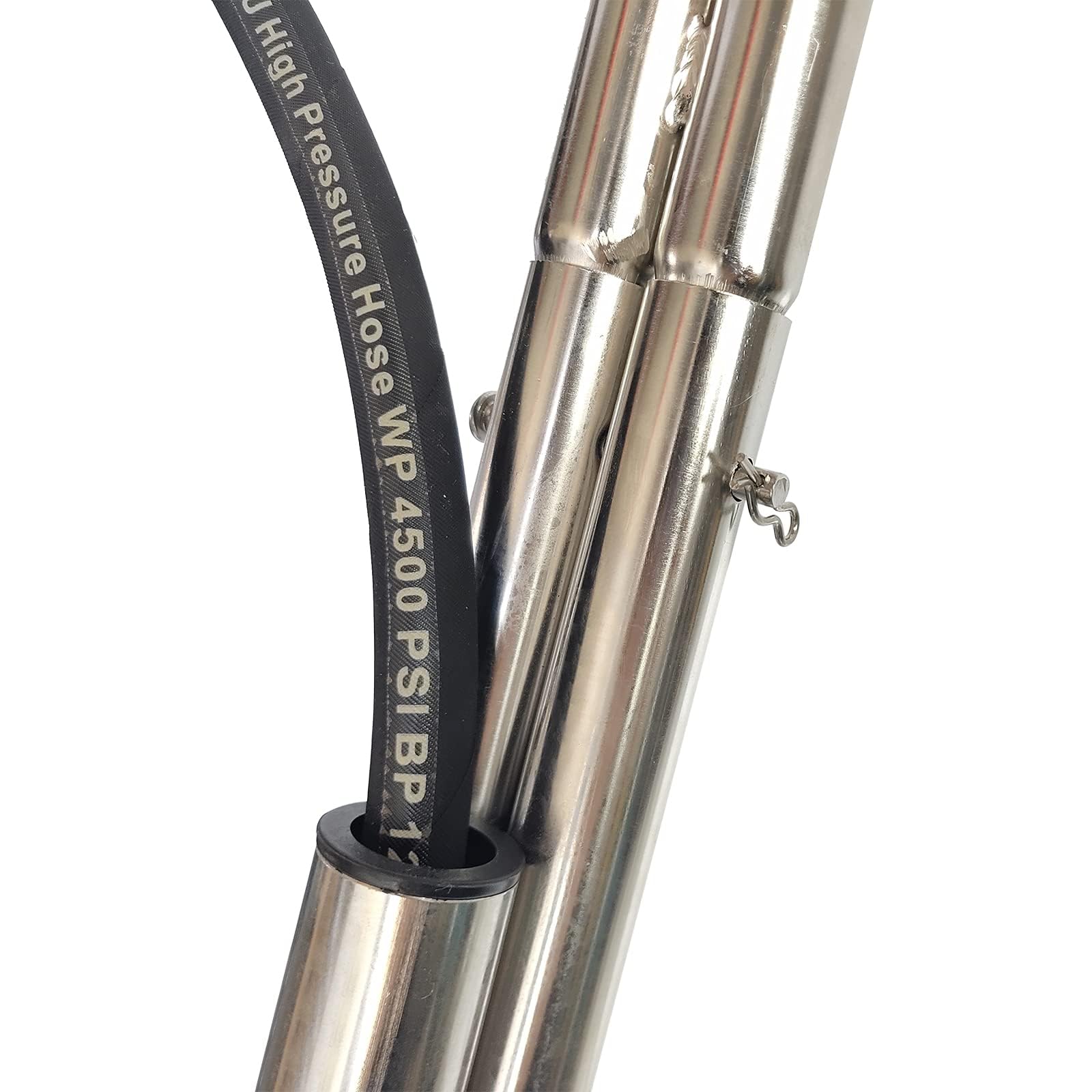 Limpiador de superficies de acero inoxidable de 20 pulgadas, 4000 psi, para adoquines, calzadas, terrazas, cubiertas y aceras