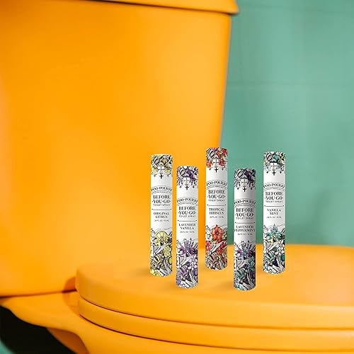 Miniatura 6 de Poo-Pourri Before-You-Go - Spray para inodoro de 03fl oz cítricos originales 03fl oz lavanda vainilla 03fl oz hibisco tropical 03fl oz lavanda y
