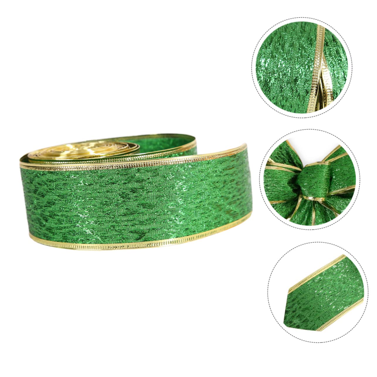 STOBOK 3rotoli Nastro Decorativo Per Di San Patrizio Raso Per Bouquet Confezioni e Creazioni Fai Da Te Per Decorazioni Festive e Feste Tema