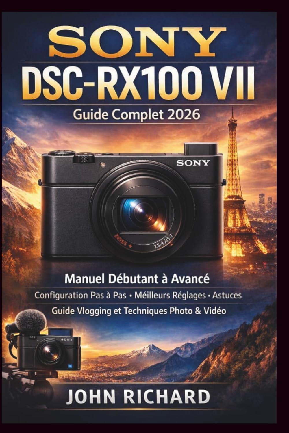 SONY DSC-RX100 VII – Guide Complet 2026: Manuel Débutant à Avancé avec Configuration Pas à Pas, Meilleurs Réglages, Astuces, Guide Vlogging et Techniques de Photographie en Conditions Réelles
