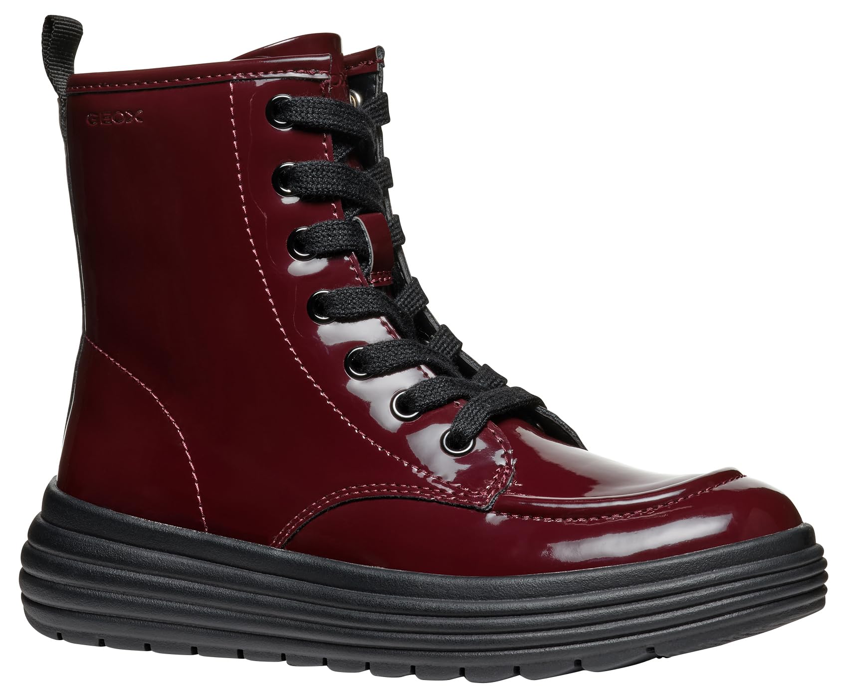 Geox J PHAOLAE GIRL A, Ankle Boot, DK BURGUNDY,