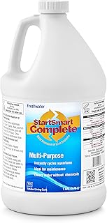 TLC Products StartSmart Complete Freshwater Aquarium Cycle Starter & Beneficial Nitrifiers, Supports Clear Water & Biofiltration, Reduces Excess Sludge, One Gallon (128 oz, 3.78 L)