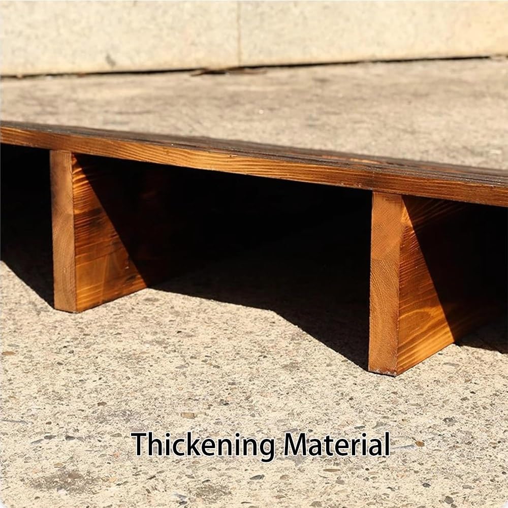 Rampa De Madera para Umbral 60x70x20cm, Antideslizante para Entrada De Vehículos, Portátil Y Móvil Rampas De Carga para Escalones De Casa(30x30x8cm(12x12x3.1in))