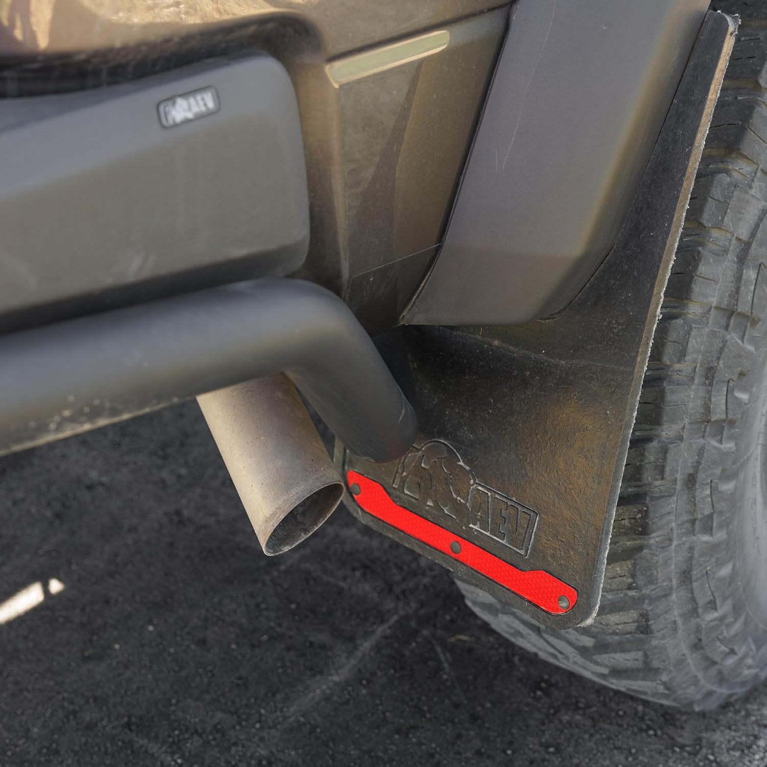 AEV Rear Splash Guards for 2010-26 RAM HD with AEV Highmark Flares