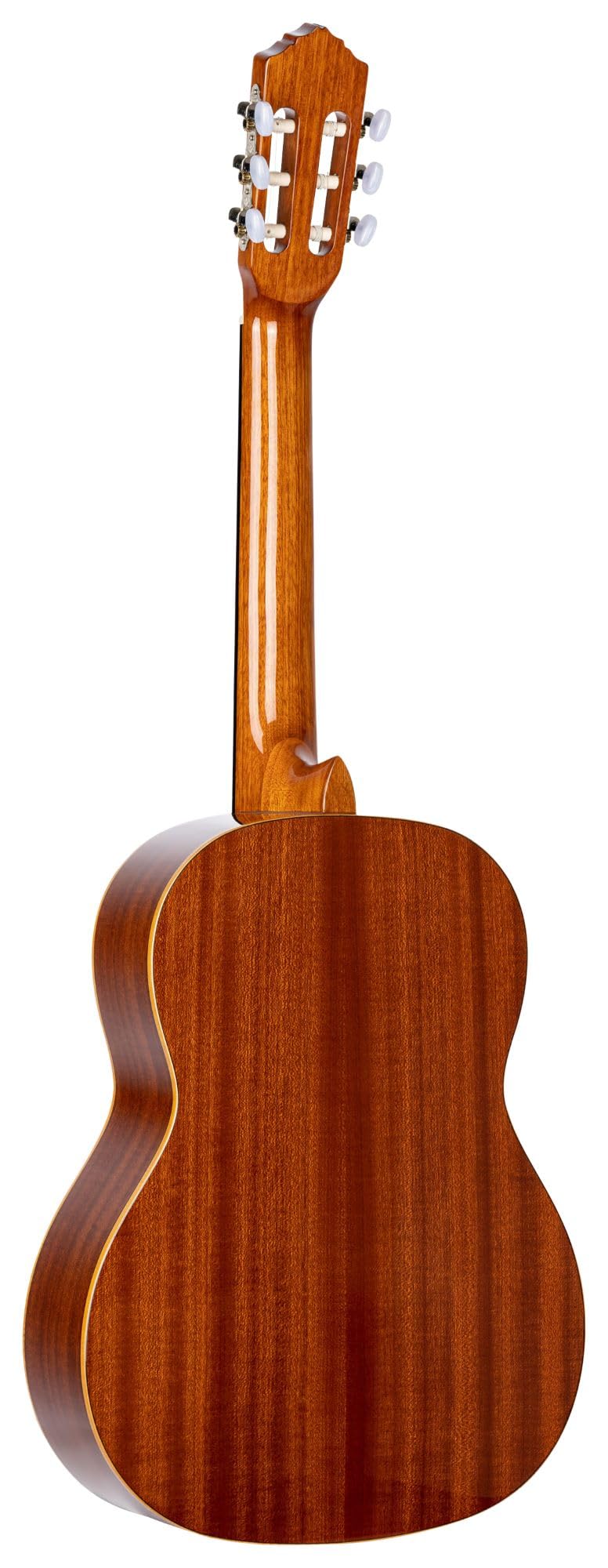 Ortega Guitars 4/4 Konzert Gitarre – Family Series – Inklusive Gig Bag – Zeder, Mahagoni, Hochglanz Natur (R122G)