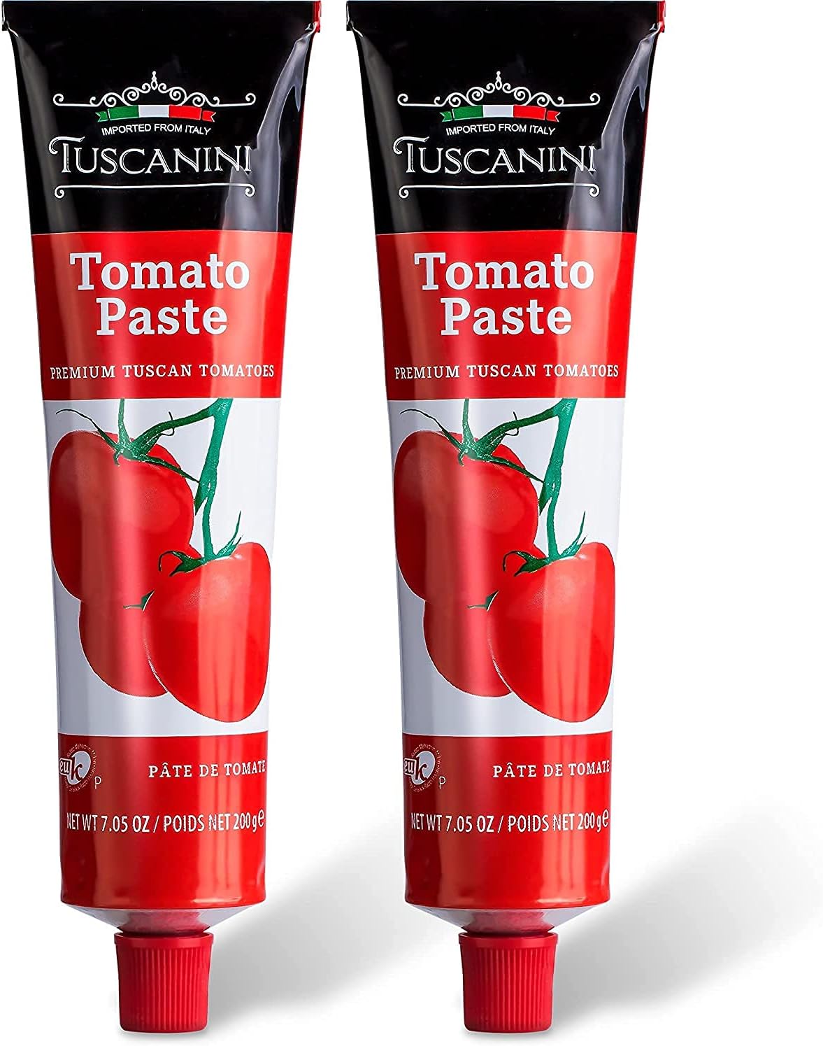 Tuscanini Premium Double Concentrated Tomato Puree Tube, 200g (2 Pack