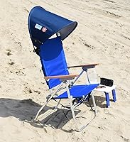 Vista 6 de Rio Beach MyCanopy - Parasol para silla personal, color azul marino