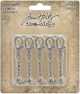 Tim Holtz Hook Clasps Craft and Hobby, 0 5 Pack