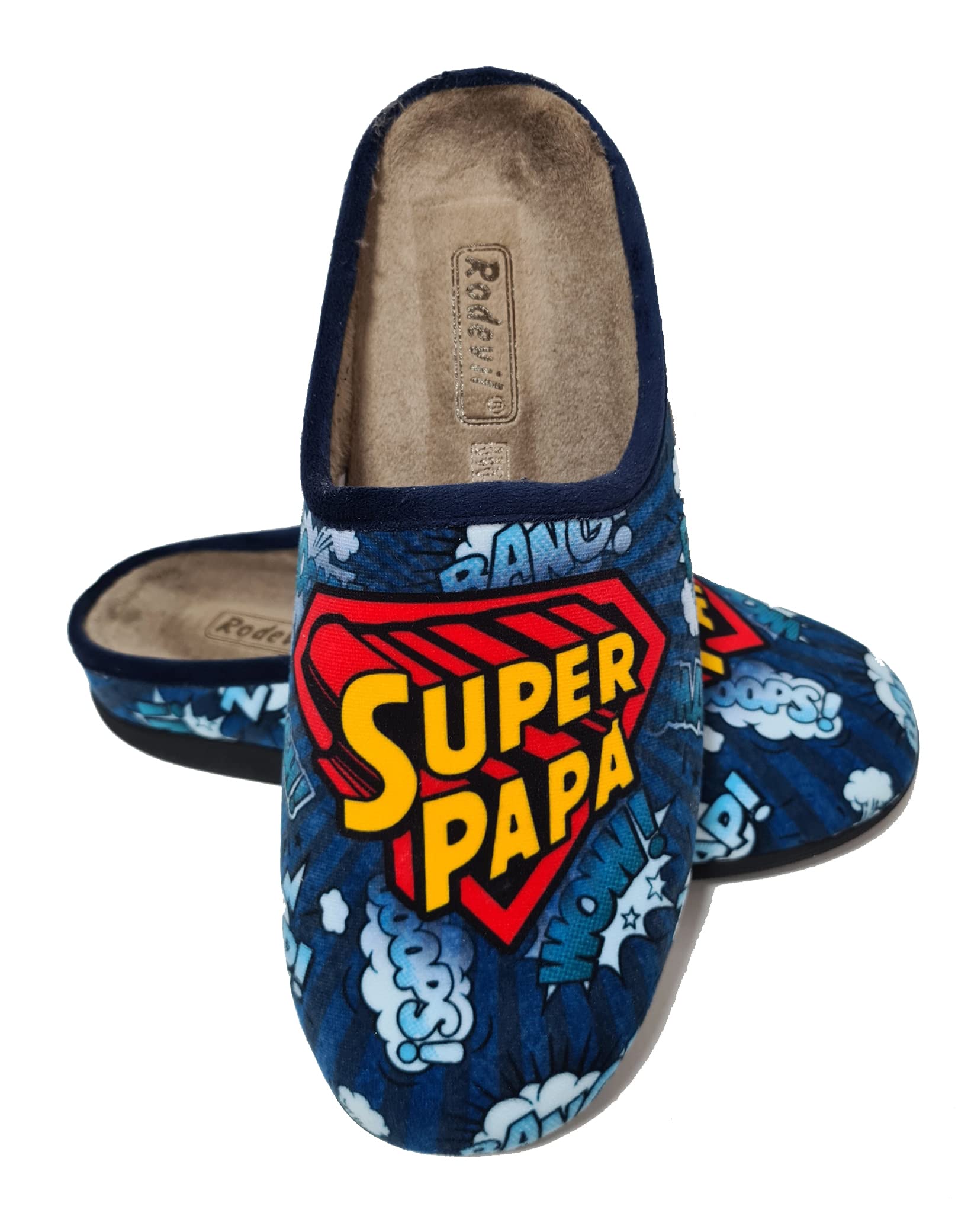 Rodevil Zapatillas casa para: hombre Super Papá - Hecho en España