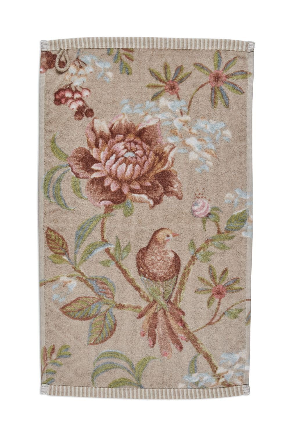 Pip Studio Ręcznik dla gości Set/3 Secret Garden Khaki 30 x 50 cm