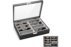 Wooden Sunglasses Holder Organizer Trays for Men and Women