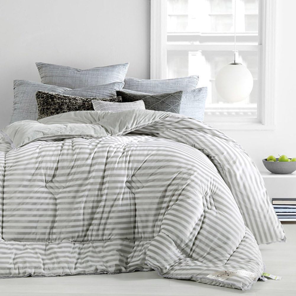 WENXXXXX Quilt Coral velvet stripe winter Fluffy winter-B 220x240cm(87x94inch)
