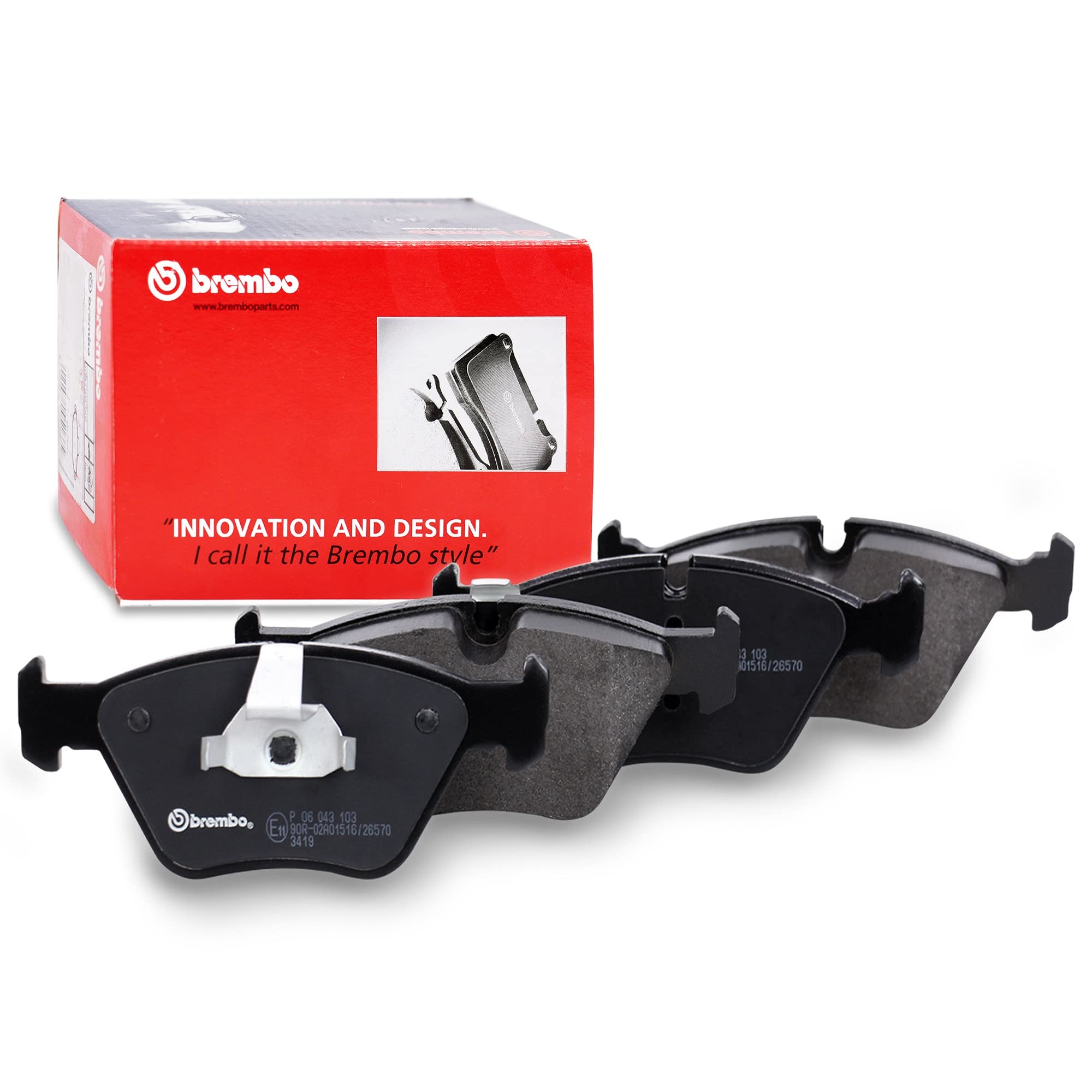 BREMBO Set di freni Coated Disc Line incl. dischi freno anteriori Ø 325 mm ventilati + posteriori Ø mm + pastiglie freno anteriori e posteriori + ganasce freno a mano Compatibile con BMW X3 (E83)