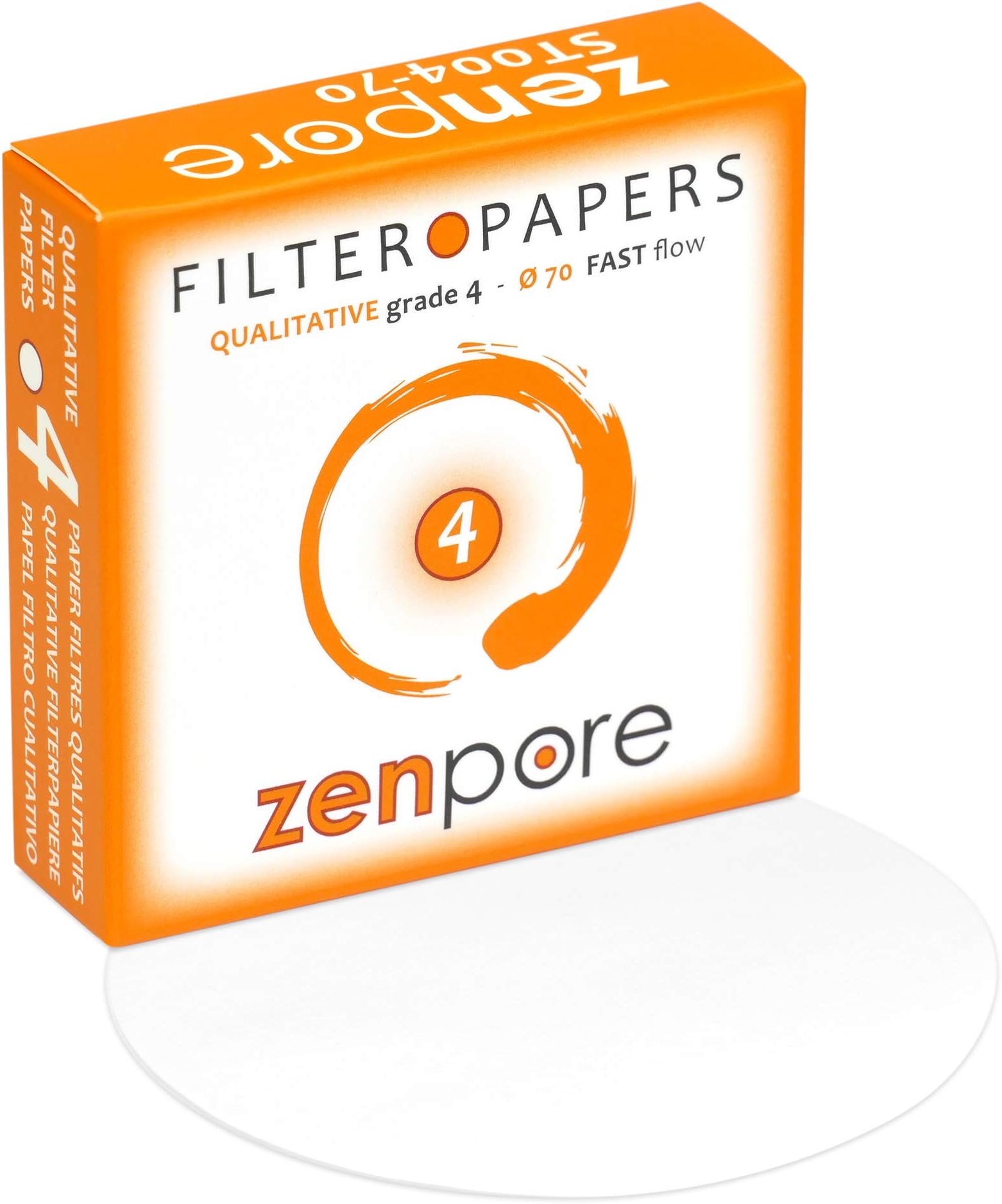 Filter Paper 7 cm Lab Qualitative Filter Paper for Chemistry, Standard Qualitative Grade 4-Fast Flow 70mm(100 Discs)