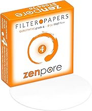 Filter Paper 7 cm Lab Qualitative Filter Paper for Chemistry, Standard Qualitative Grade 4-Fast Flow 70mm(100 Discs)