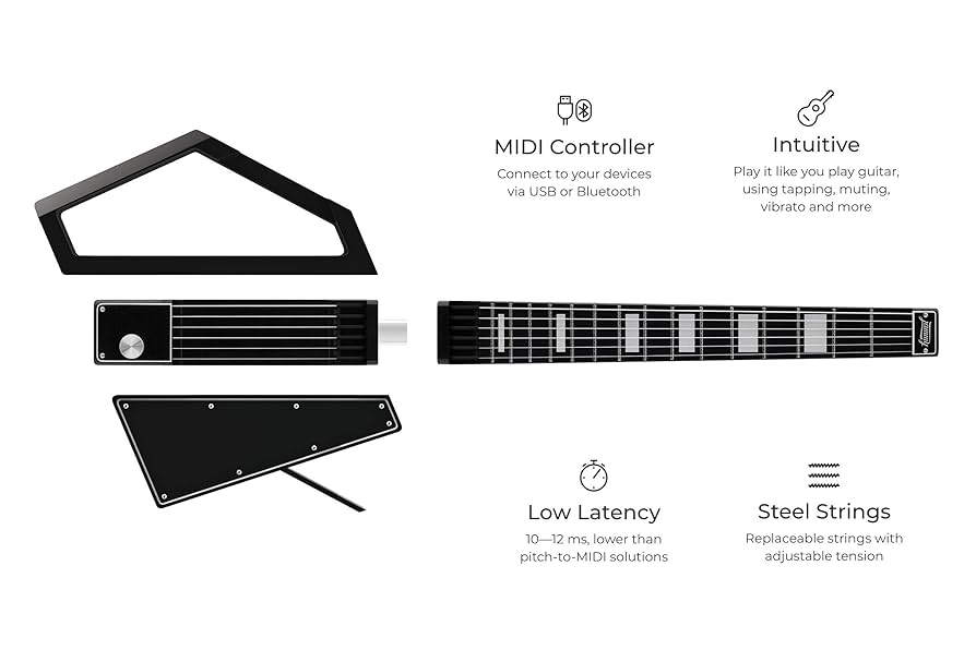 ギター Jammy guitar mobile midi guitar w/APK 71jw9WZ-vmL._UF894,1000_QL80_.jpg