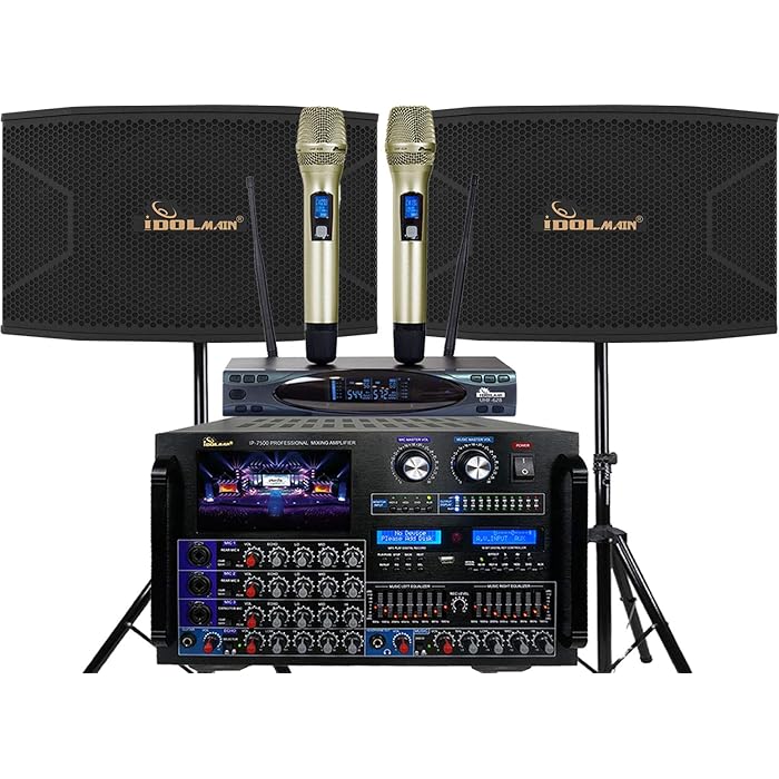 Buy IDOLpro 6000W Mixing Amplifier with HDMI/Recording/USB/Bluetooth