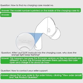 Replacement Earbud A2084 for Left Apple Airpods Pro 1st Gen Earbud,Replacement for iPod Pro 1st Generation,Compatible with AirPod Pro Charging Case A2190, A2083,Single Left Ear Side Only(A2084)