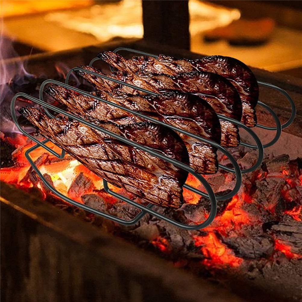 BBQ Grill Outdoor Household Barbecue Rack Non-stick Paint Barbecue Rack Portable Grilled Steak And Lamb Rack Grill Outdoor Patio Chicken Grill