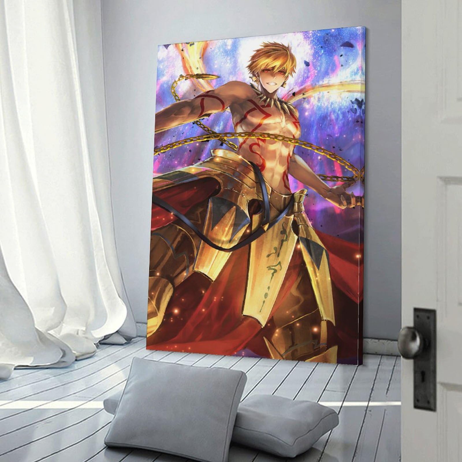 Amazon.co.jp: ギルガメッシュ Vs エンキドゥ Poster1 キャンバス